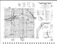 Cerro Gordo County Highway Map, Mitchell County 1987